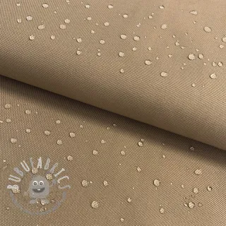Tessuto antipioggia con trattamento idrofobo taupe