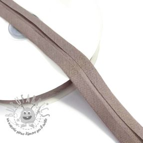 Nastro per bordatura in cotone taupe