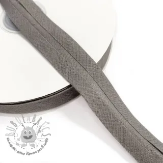 Nastro per bordatura in cotone grey