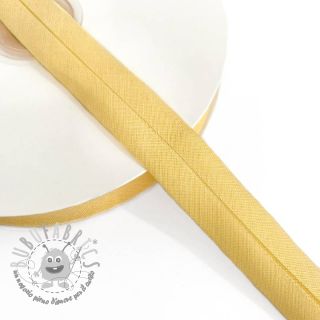 Nastro per bordatura in cotone light yellow