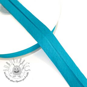 Nastro per bordatura in cotone aqua