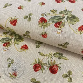 Tessuto decorativo Linenlook Wild strawberries