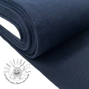 Costina elastica RIB dark blue ORGANIC