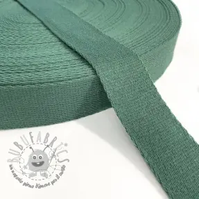 Cinghia in cotone 4 cm dark old green