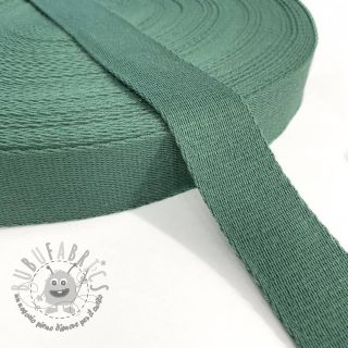 Cinghia in cotone 4 cm dark old green