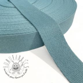 Cinghia in cotone 4 cm steel blue