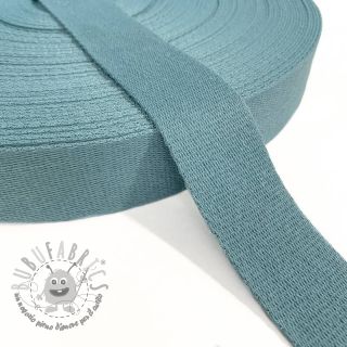 Cinghia in cotone 4 cm steel blue