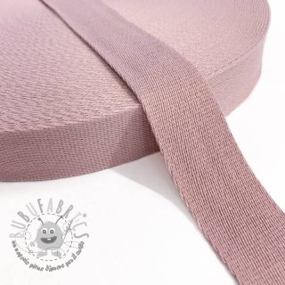 Cinghia in cotone 4 cm old pink