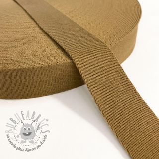 Cinghia in cotone 4 cm brown