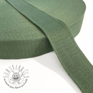 Cinghia in cotone 4 cm old green