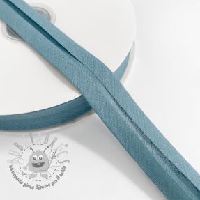 Nastro per bordatura in cotone steel blue