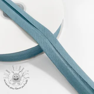 Nastro per bordatura in cotone steel blue