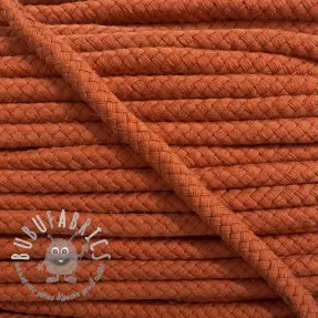 Cordino di cotone 8 mm dark orange