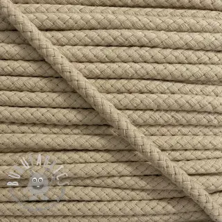 Cordino di cotone 8 mm pebble