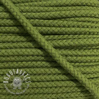 Cordino di cotone 8 mm olive green