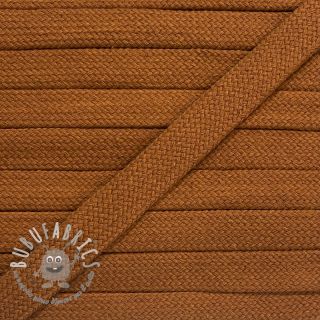 Cordino di cotone piatto 13 mm brick