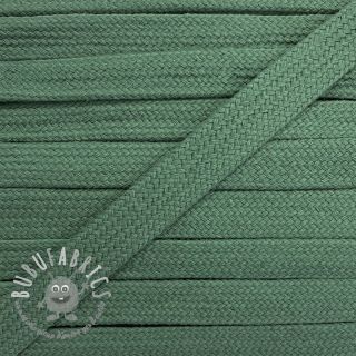 Cordino di cotone piatto 13 mm old green