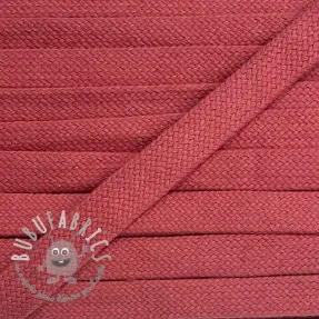 Cordino di cotone piatto 13 mm coral