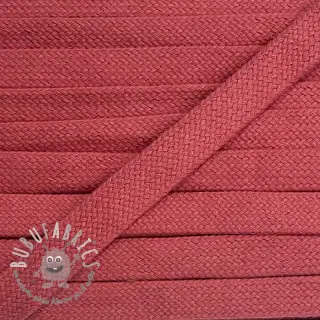 Cordino di cotone piatto 13 mm coral