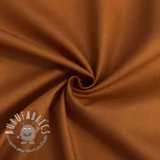Popeline di cotone cognac