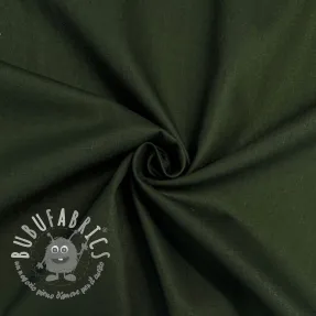 Popeline di cotone army green