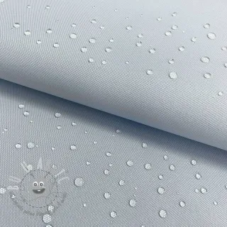 Tessuto antipioggia con trattamento idrofobo light blue