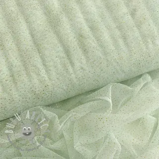 Tulle per TUTU ROYAL SPARKLE mint gold
