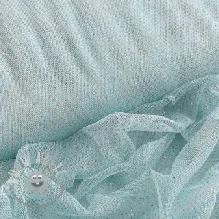 Tulle per TUTU ROYAL SPARKLE light blue gold