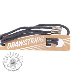 Laccetto per cappuccio con terminali 115 cm HEAD2 dark grey