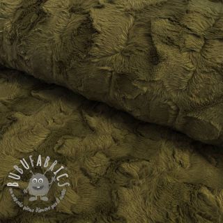 Pelliccia sintetica dark green