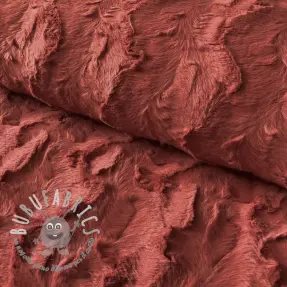 Pelliccia sintetica rouge