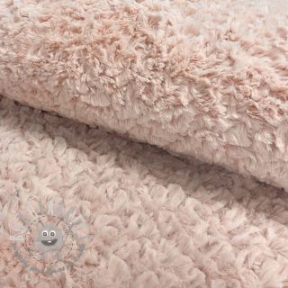Pelliccia sintetica Curly rose