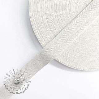 Nastro di cotone kepro 25 mm white