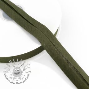 Nastro per bordatura in cotone camo green