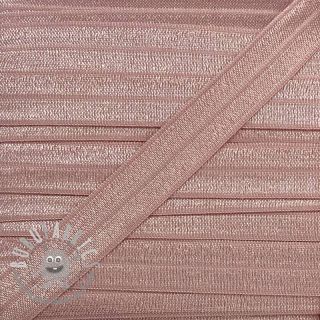 Elastico per bordatura 15 mm washed pink