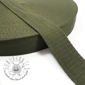 Cinghia in cotone 4 cm camo green