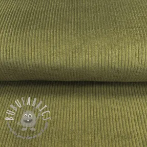 Velluto a coste army green