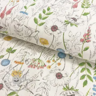 Tessuto decorativo premium Wildflower field
