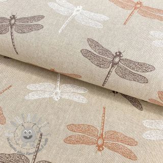 Tessuto decorativo Linenlook dragonfly
