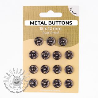 Bottone a pressione METAL 12 mm anthracite