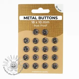 Bottone a pressione METAL 10 mm anthracite