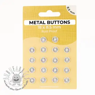 Bottone a pressione METAL 8,5 mm off white