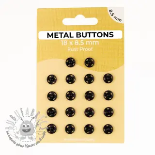 Bottone a pressione METAL 8,5 mm black