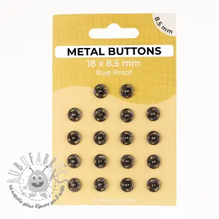 Bottone a pressione METAL 8,5 mm anthracite