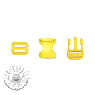 Fibbia lombare 25 mm yellow