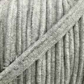 Passamaneria in maglia melange light grey