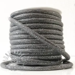 Cordoncino in tessuto scamosciato Luxe grey