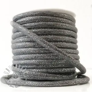 Cordoncino in tessuto scamosciato Luxe grey
