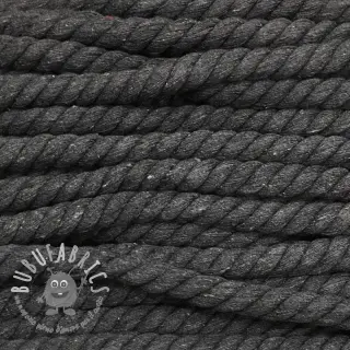 Cordino di cotone ritorto 12 mm anthracite