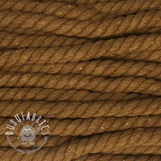 Cordino di cotone ritorto 12 mm brown